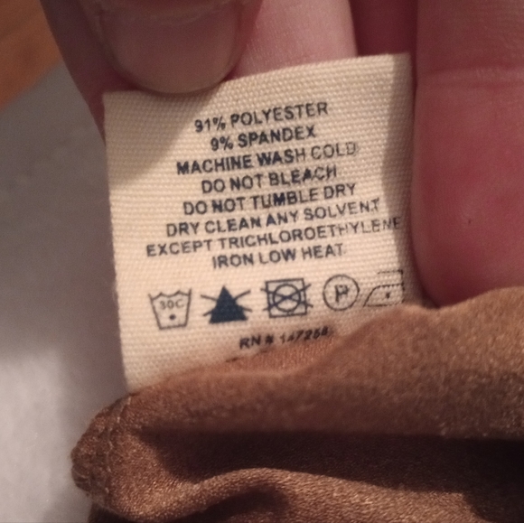 NWT Women's Simply southern micro taupe suede dress size small - Picture 5 of 5